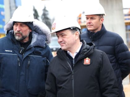 Губернатор: первый этап реконструкции Октябрьского проспекта в Люберцах завершится к сентябрю