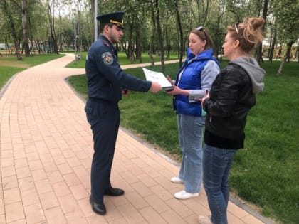 Профилактические мероприятия в пикниковых зонах на территории ТиНАО