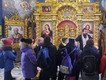 Экскурсия школьников в Серафимовский храм г. Щелково