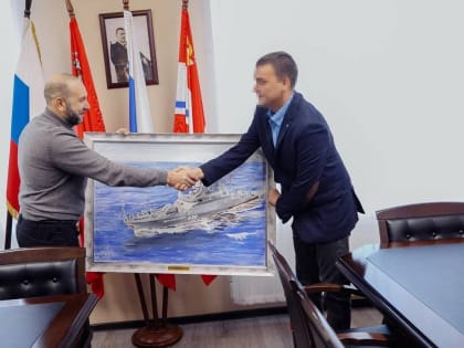 Руслан Заголовацкий поздравил моряков МРК «Орехово-Зуево» с Днём Черноморского флота