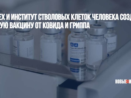 Ростех и Институт стволовых клеток человека создают единую вакцину от ковида и гриппа