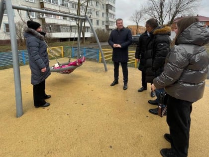 Первый заместитель главы Городского округа Коломна Лубяной Денис Борисович провел обход территории