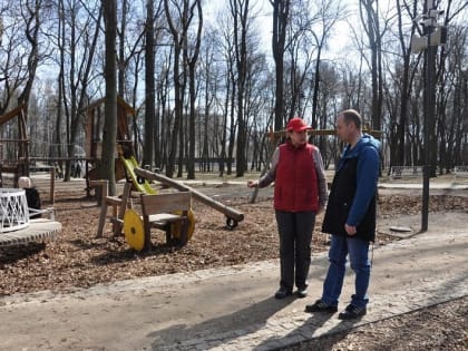 Парки Воскресенска готовятся к летнему сезону