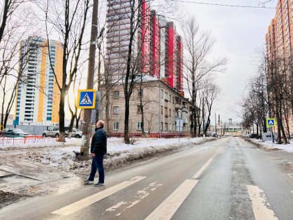 Кирилл Кудряшов проверил качество работы по установке подсветки на нерегулируемых пешеходных переходах