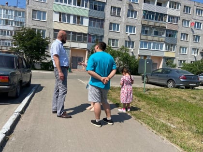 Еженедельный обход территории провёл заместитель Главы в Павлово-Посадском городском округе.