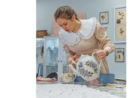 Трогательный музей «Чай с вареньем» КДЦ «Дулёвский» раскрыл секрет, для чего нужен большой чайник