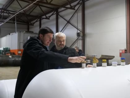 Владимир Волков ознакомился с компанией Люберец, разрабатывающей системы газоснабжения