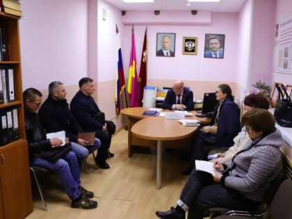 На приёме у заместителя главы