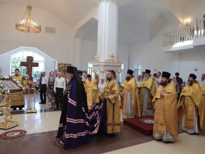 Престольный праздник в храме Всех святых, в земле Российской просиявших, городского округа Электрогорск