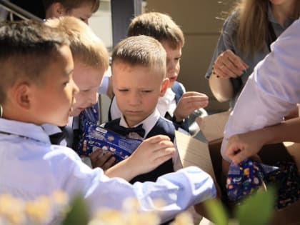 Сладкие подарки для учеников Подмосковья