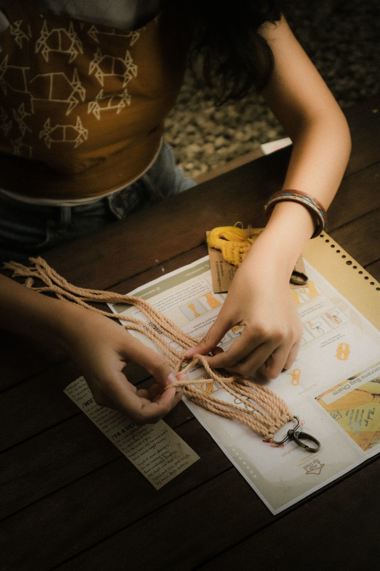 DIY Activity – Macramé Bag Charm Workshop