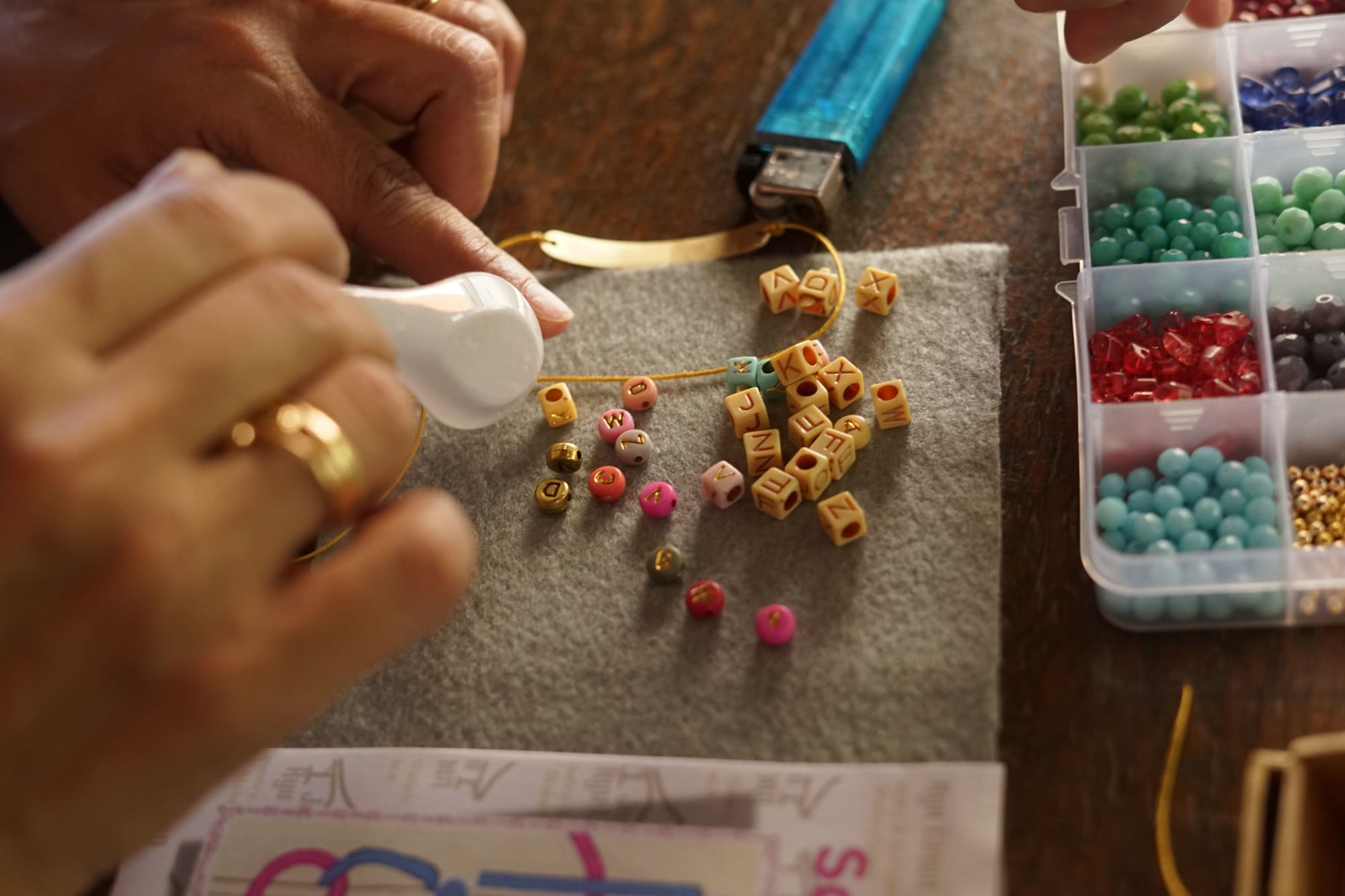 AYU 7 – Stone and Crystal Bracelet Workshop 2