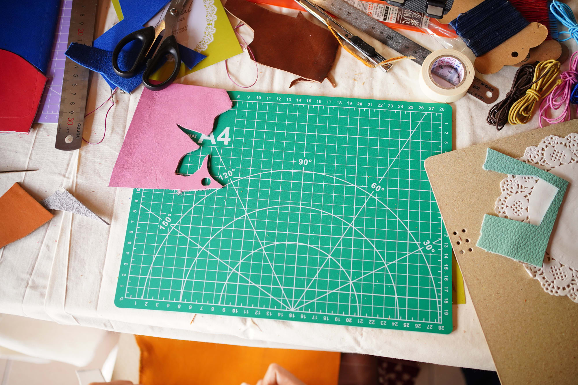 AYU 8 – Workshop Menjahit Leather Book Cover 3