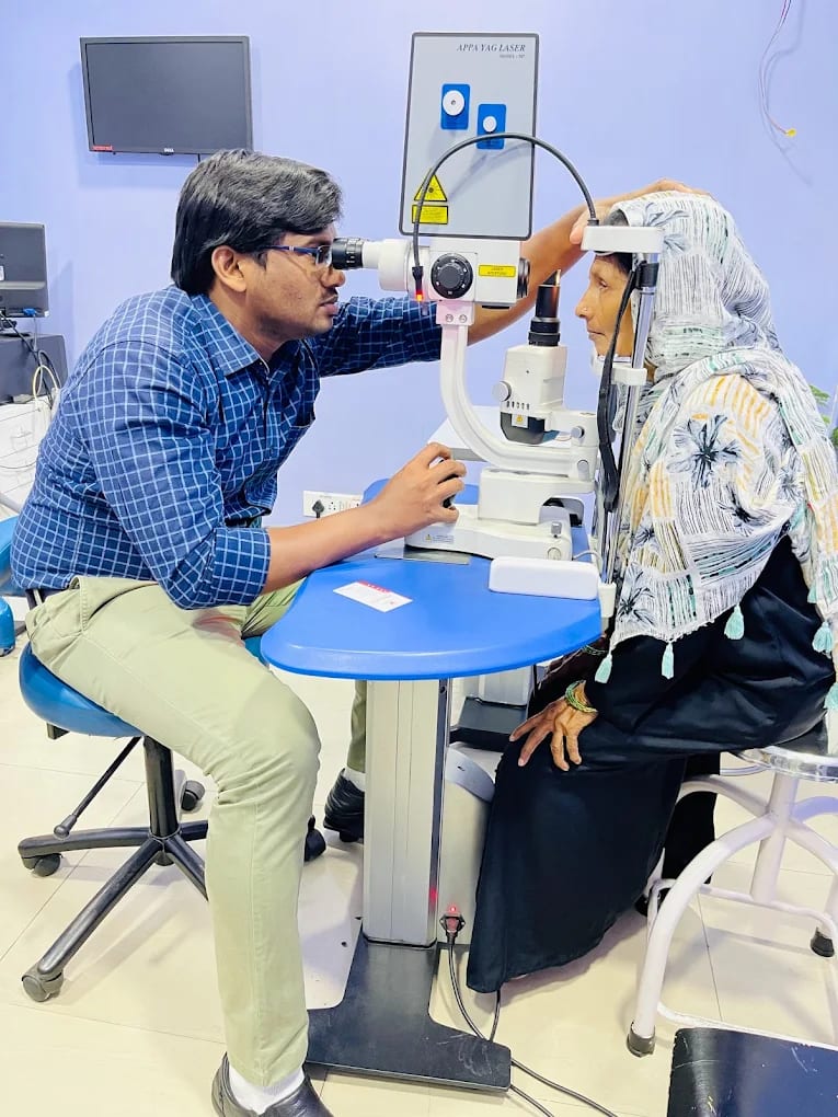 Personalized eye care consultation at Kiran Eye Hospital
