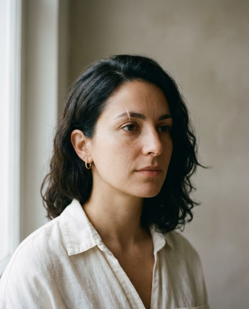 Casting option 2, a portrait of a fictional woman.