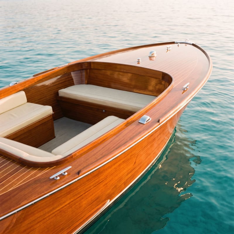 Prop study: the teak boat.