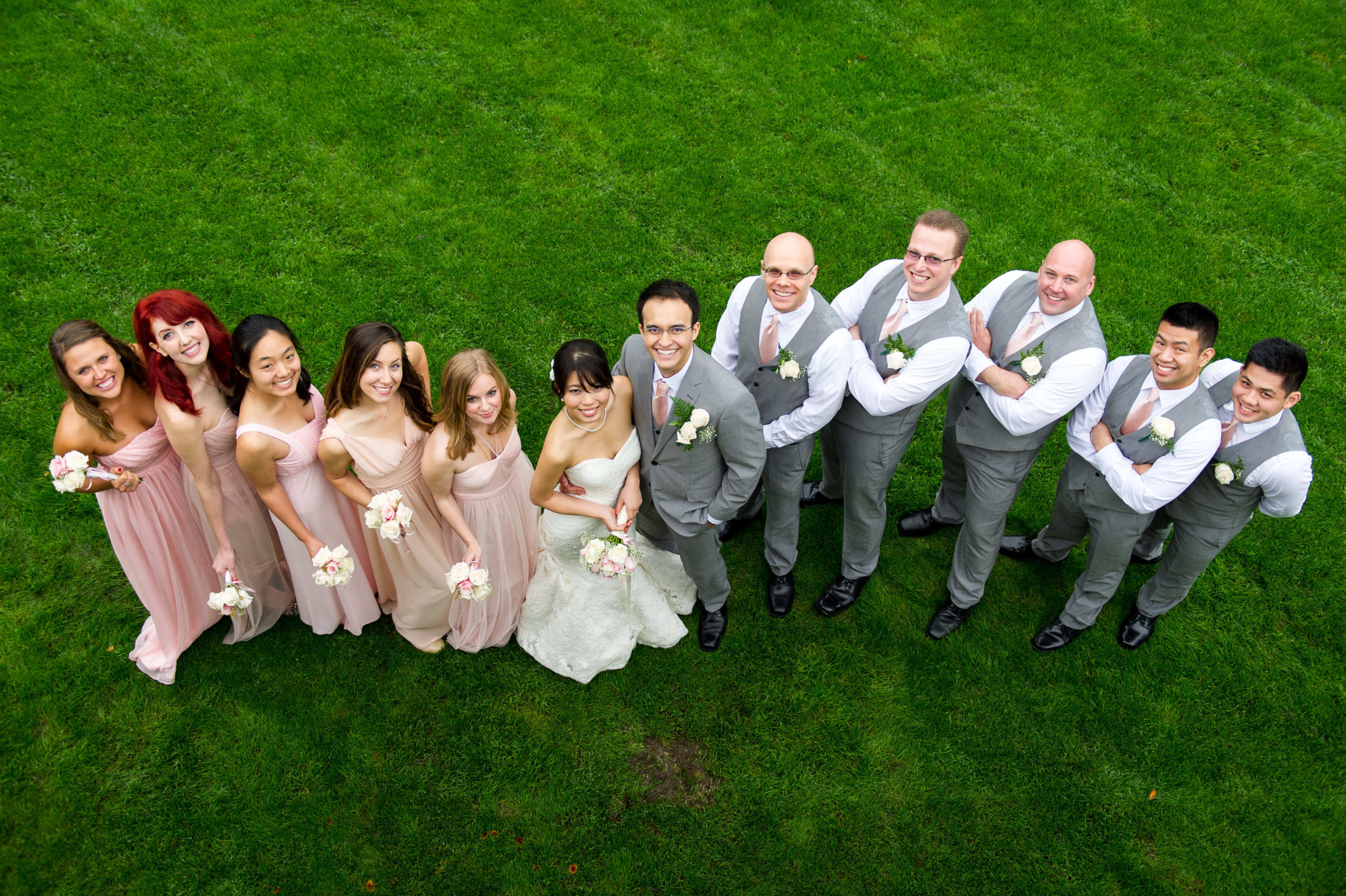 Tiffany and Chris Pacific NW Wedding Party