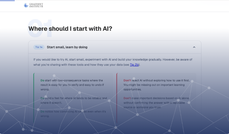 Gradient Institute publishes the "Everyday Guide to Using AI Safely"