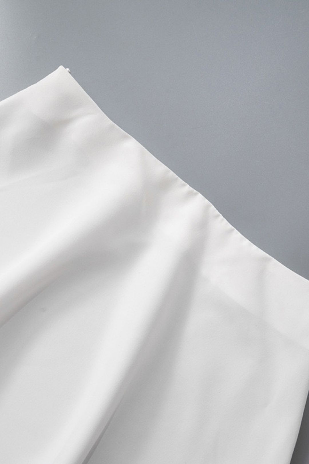 Solid Color Halter Neck Slim Top High Waist Short Skirt Suit