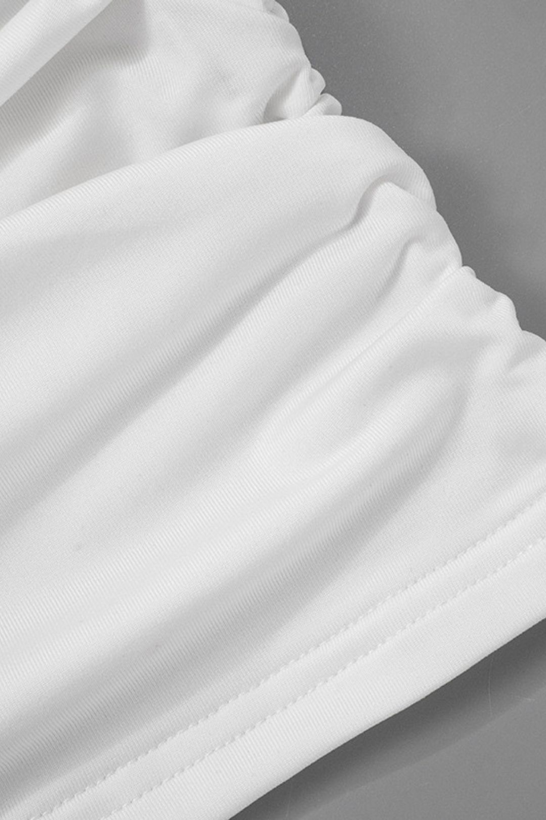 Round Neck Sleeveless Midriff-baring Top Gathered Buttocks Shor