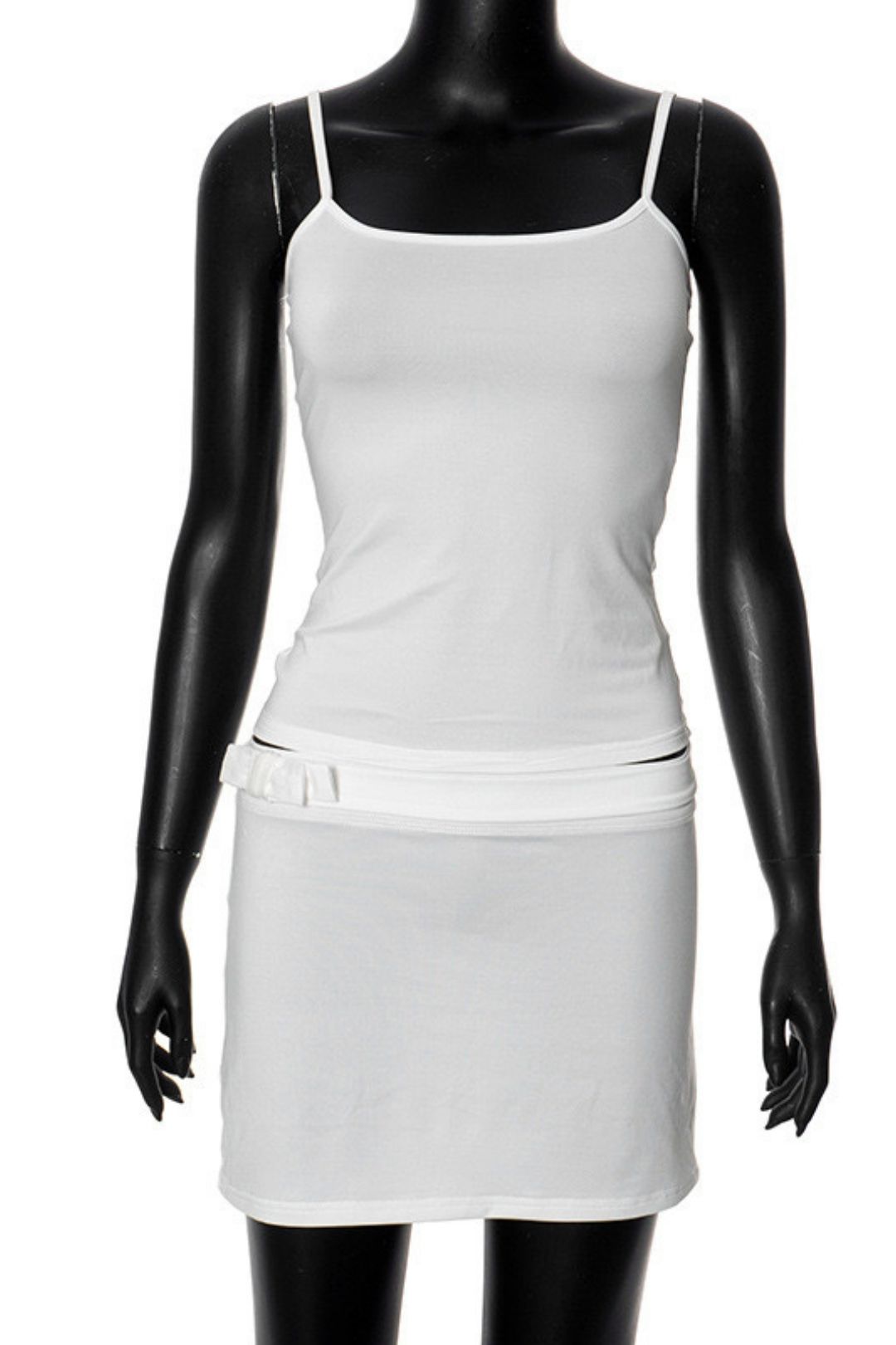 Solid Color Slim Fit Small Suspender Skirt Small Fresh Suit