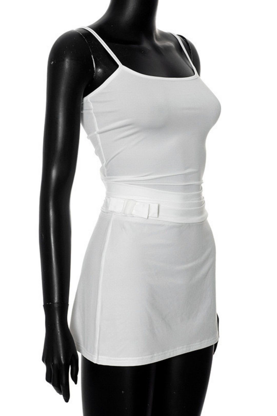 Solid Color Slim Fit Small Suspender Skirt Small Fresh Suit