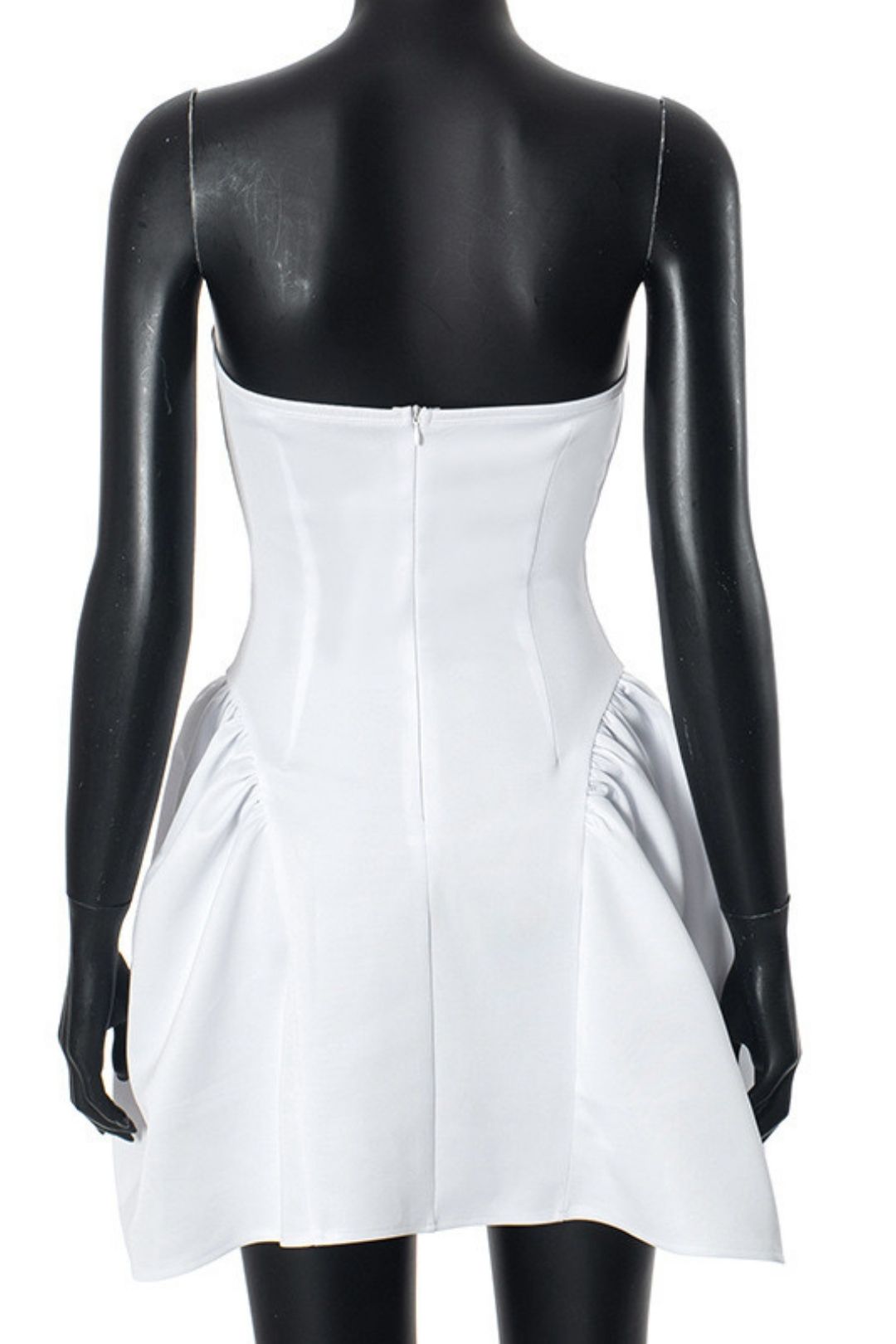 New Solid Color Tube Top High Waist Large Skirt