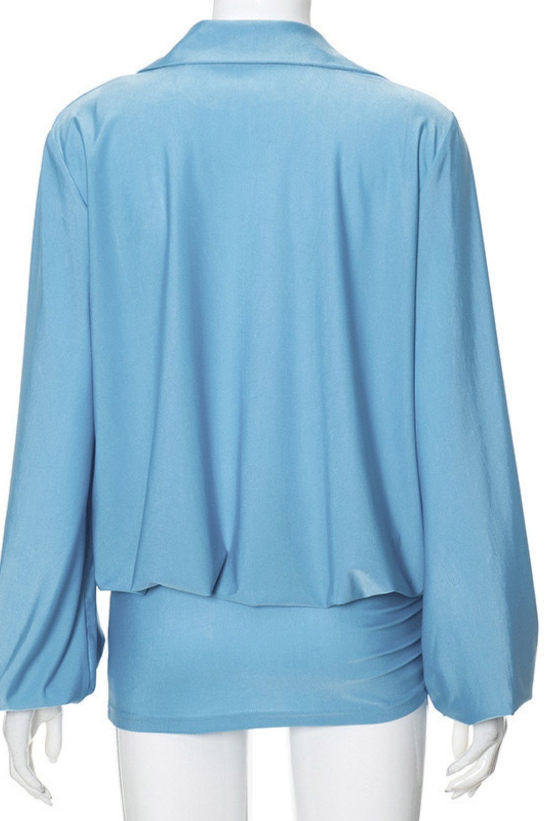 Solid Color Low-neck Splicing Casual Versatile Dress