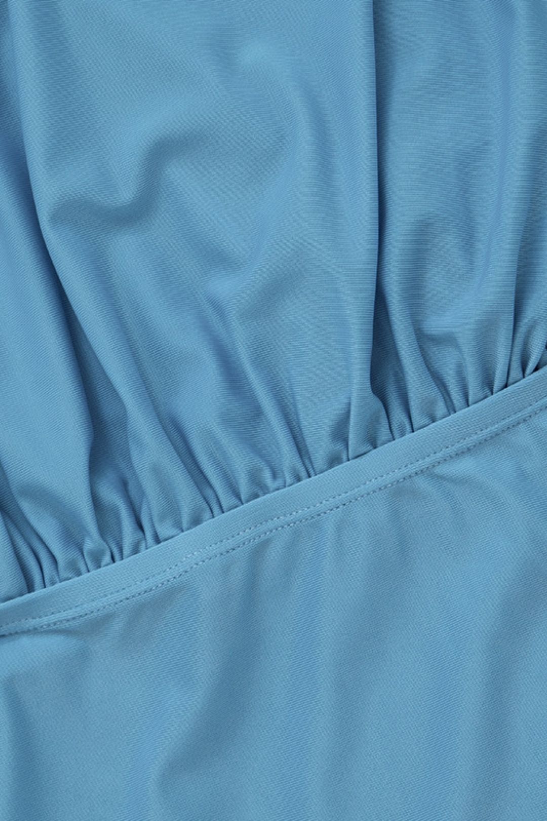 Solid Color Low-neck Splicing Casual Versatile Dress