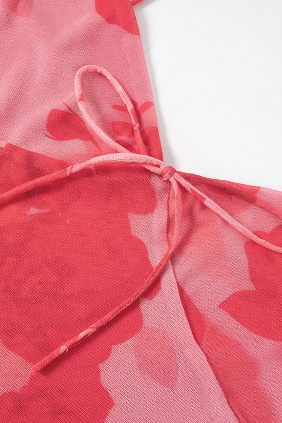 Printed Suspender Tops Low-waisted Skirt Suits