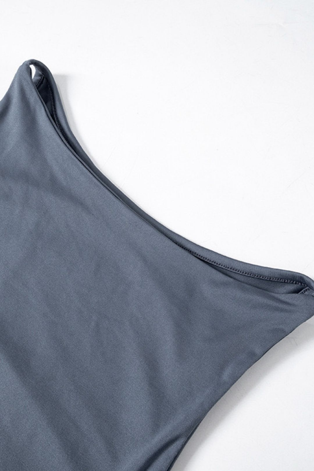 Summer Solid Color Simple Sleeveless Vest Bodysuit Short Skirt