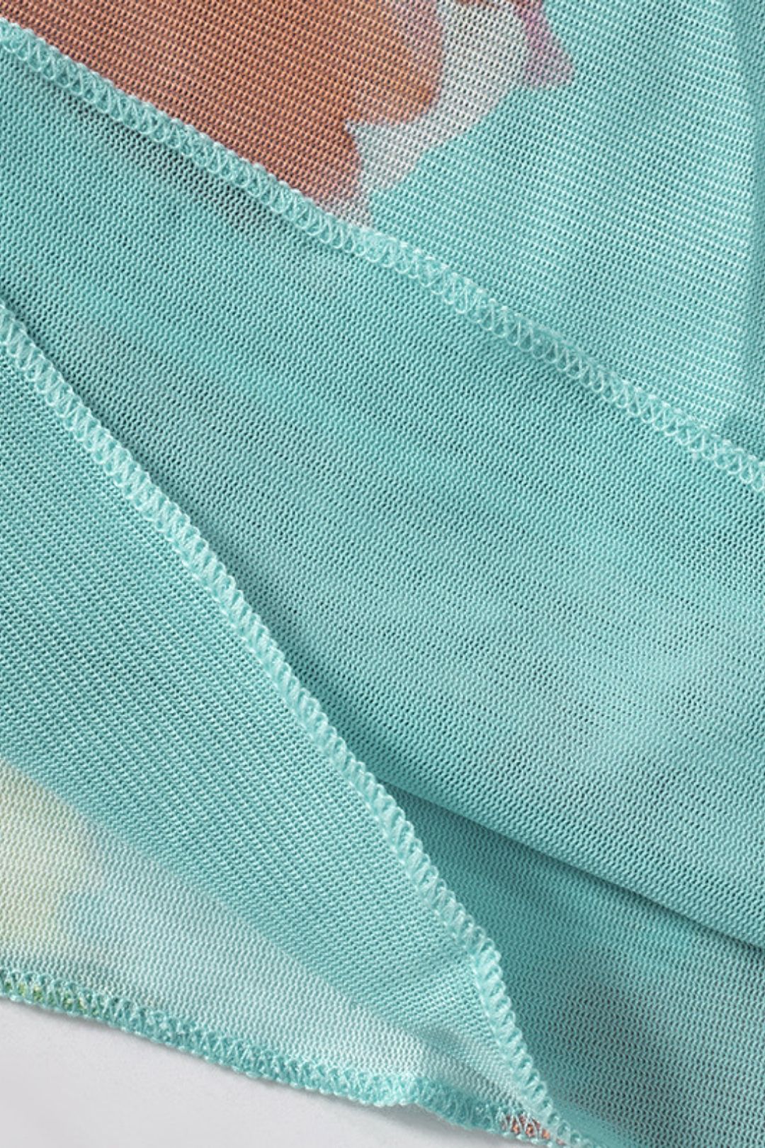 Printed Suspender Tops Low-waisted Skirt Suits