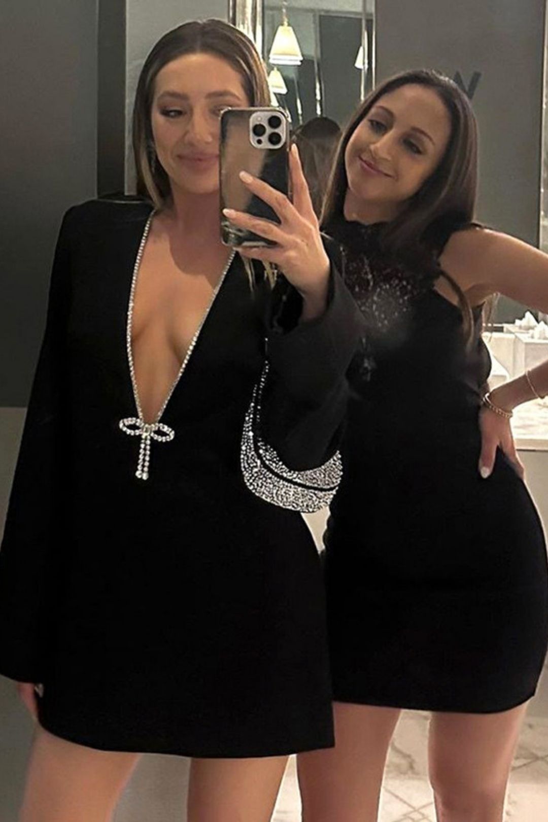 New V-neck Long-sleeved Fashion Hot Girl Dress