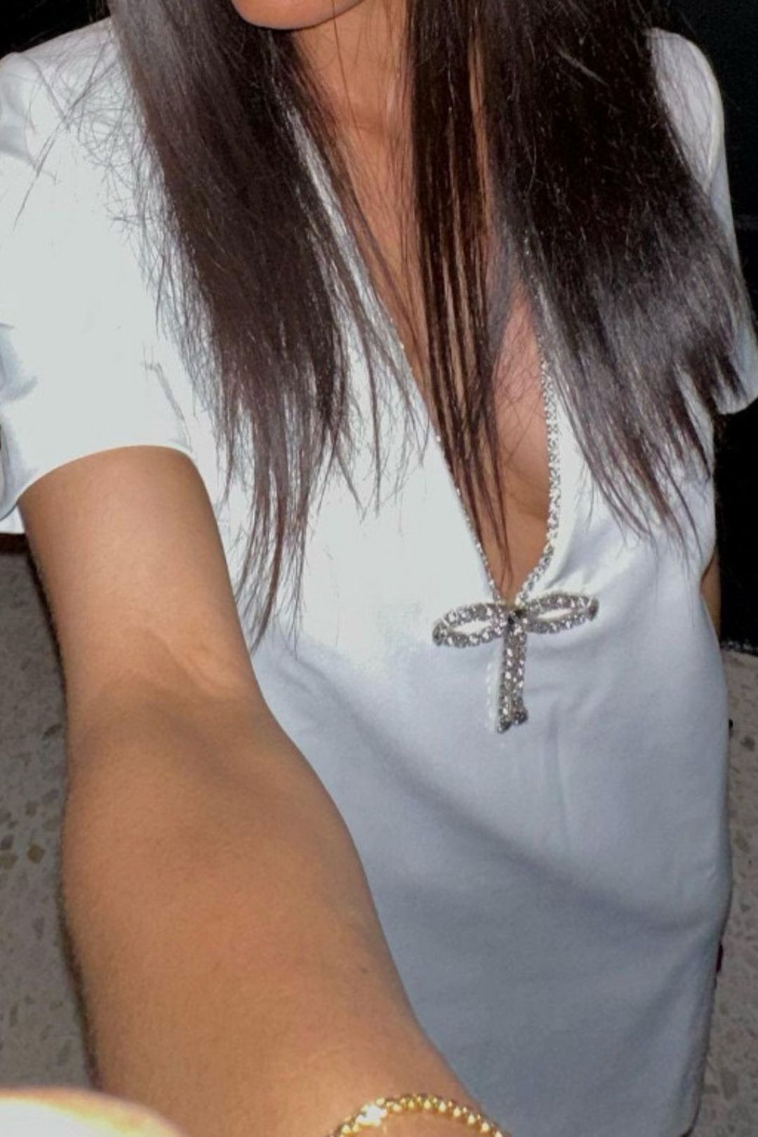 New V-neck Long-sleeved Fashion Hot Girl Dress