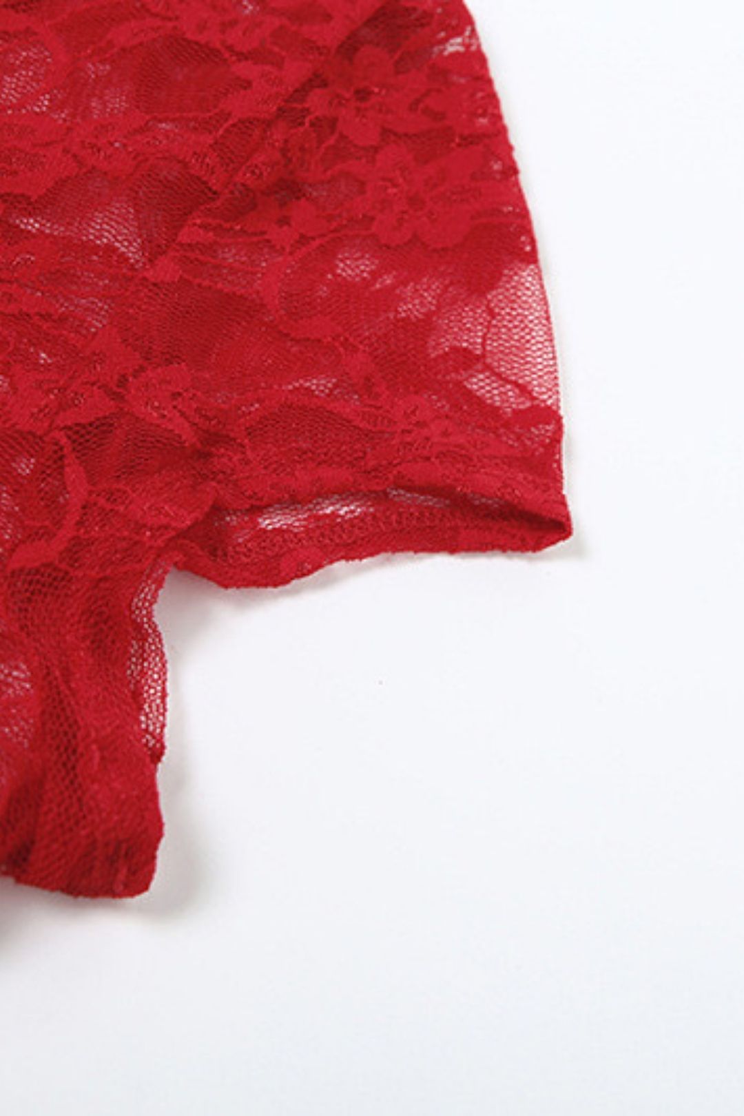 Summer New Sexy V-neck Tight-fitting Hollow Backless Lace Short-sleeved Hip Jumpsuit