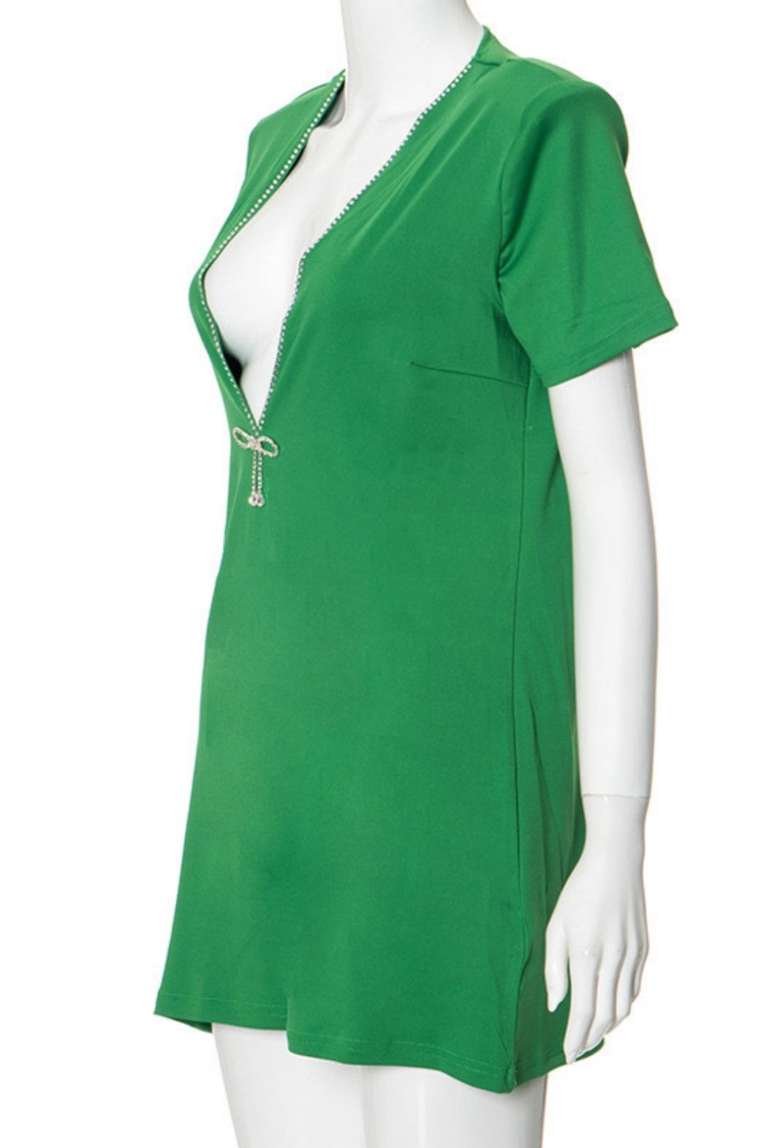 New V-neck Long-sleeved Fashion Hot Girl Dress