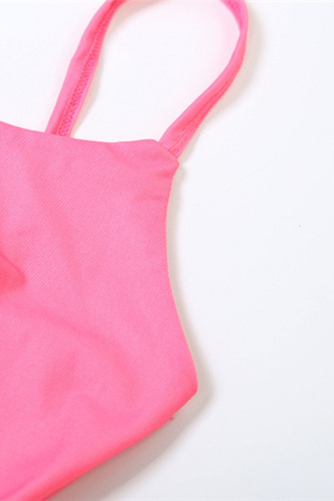 Summer New Sexy Tight-fitting Backless Contrasting Color Low-cut Suspender High-waist Jumpsuit