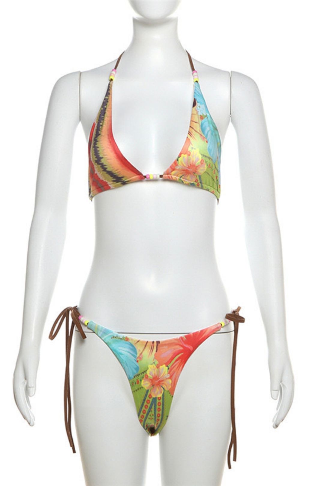 Printed Personalized Bikini Two-piece Set