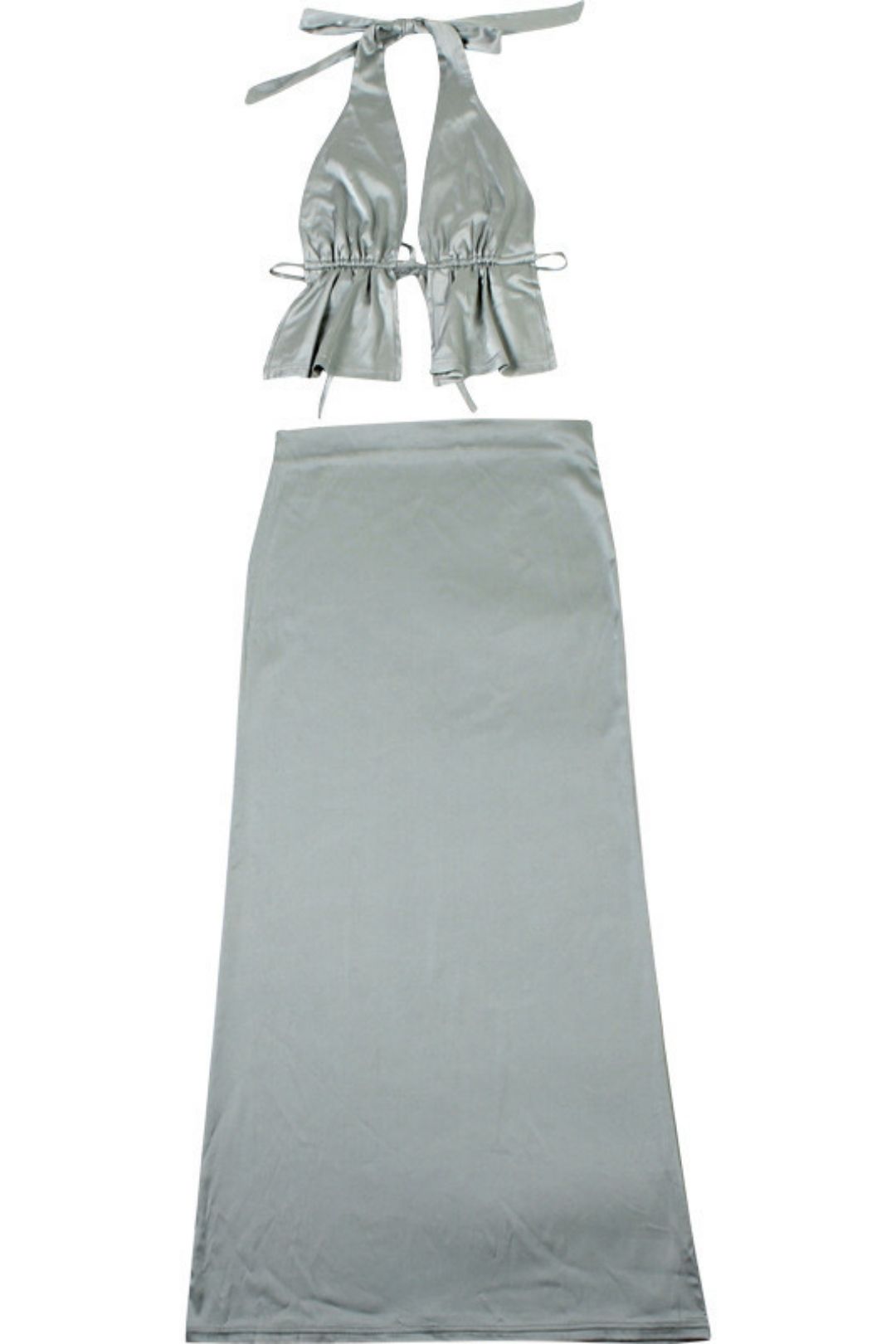 Sexy Hollow Backless Strappy Vest And Hip Skirt Suit