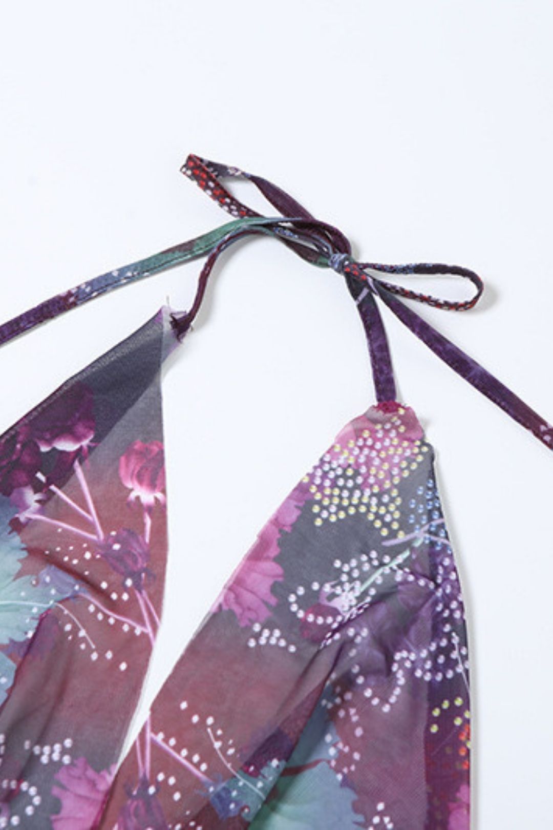 Sexy Backless Slim-fit Hip-hugging Printed Dress