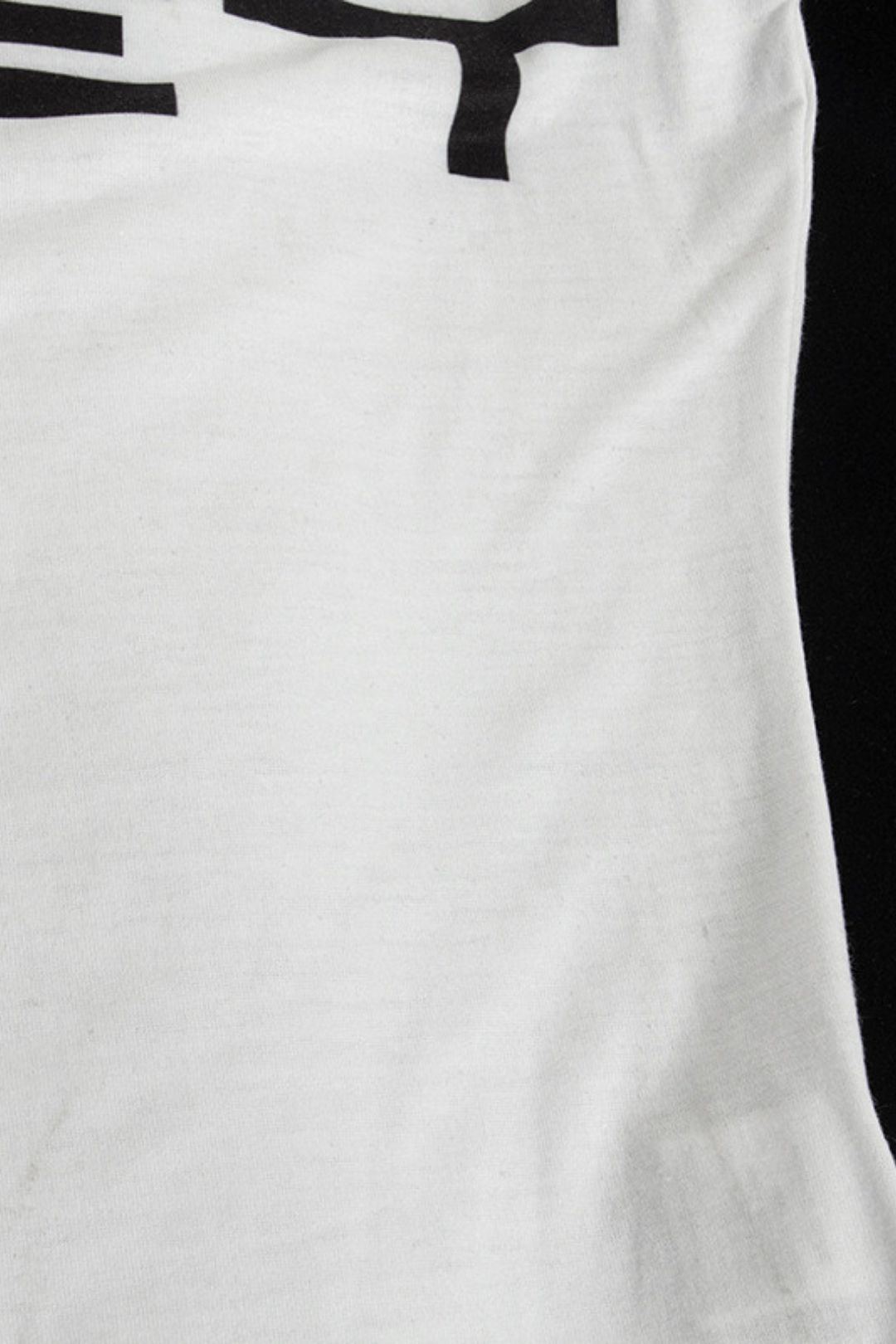 New Solid Color Letter Print Sleeveless Short Slim Vest