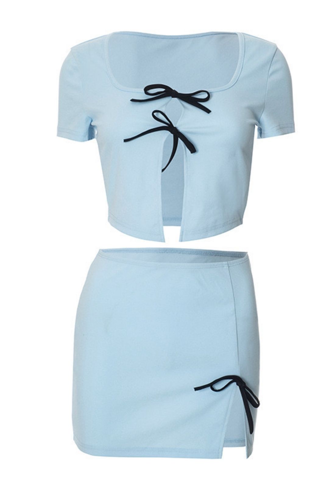 T-shirt Hip-covering Skirt Suit