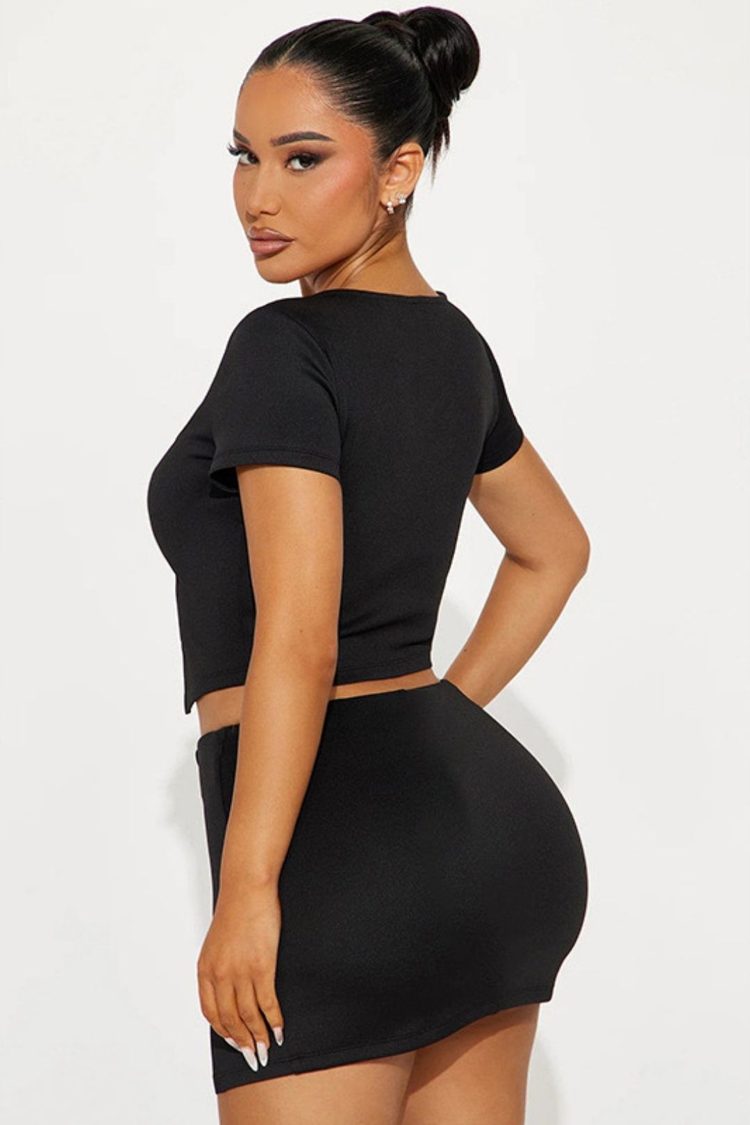 T-shirt Hip-covering Skirt Suit