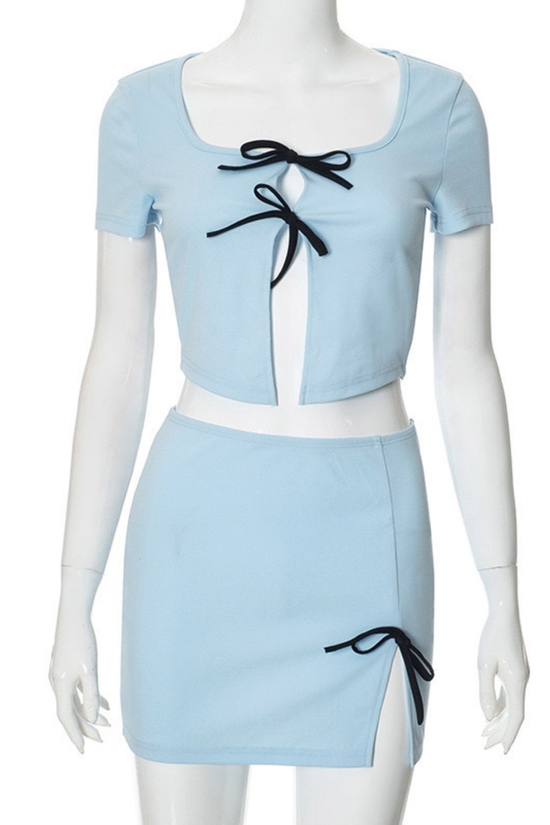 T-shirt Hip-covering Skirt Suit