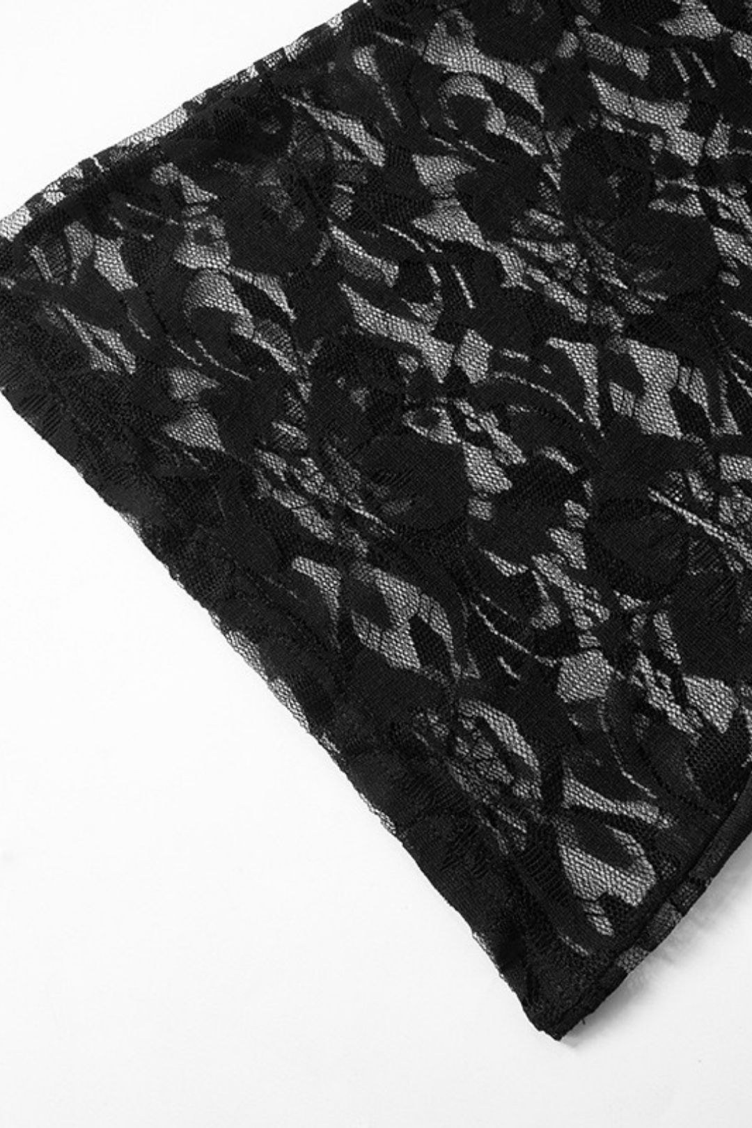 Sexy Bow Tube Top Hollow See-through Long-sleeved Jumpsuit Lace Pants Suit