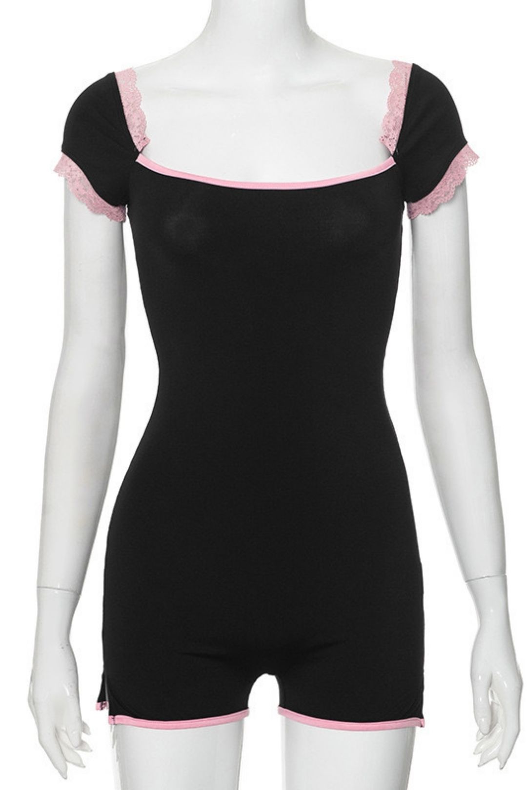 Collar Tight Slimming Basic Sexy Girl Jumpsuit