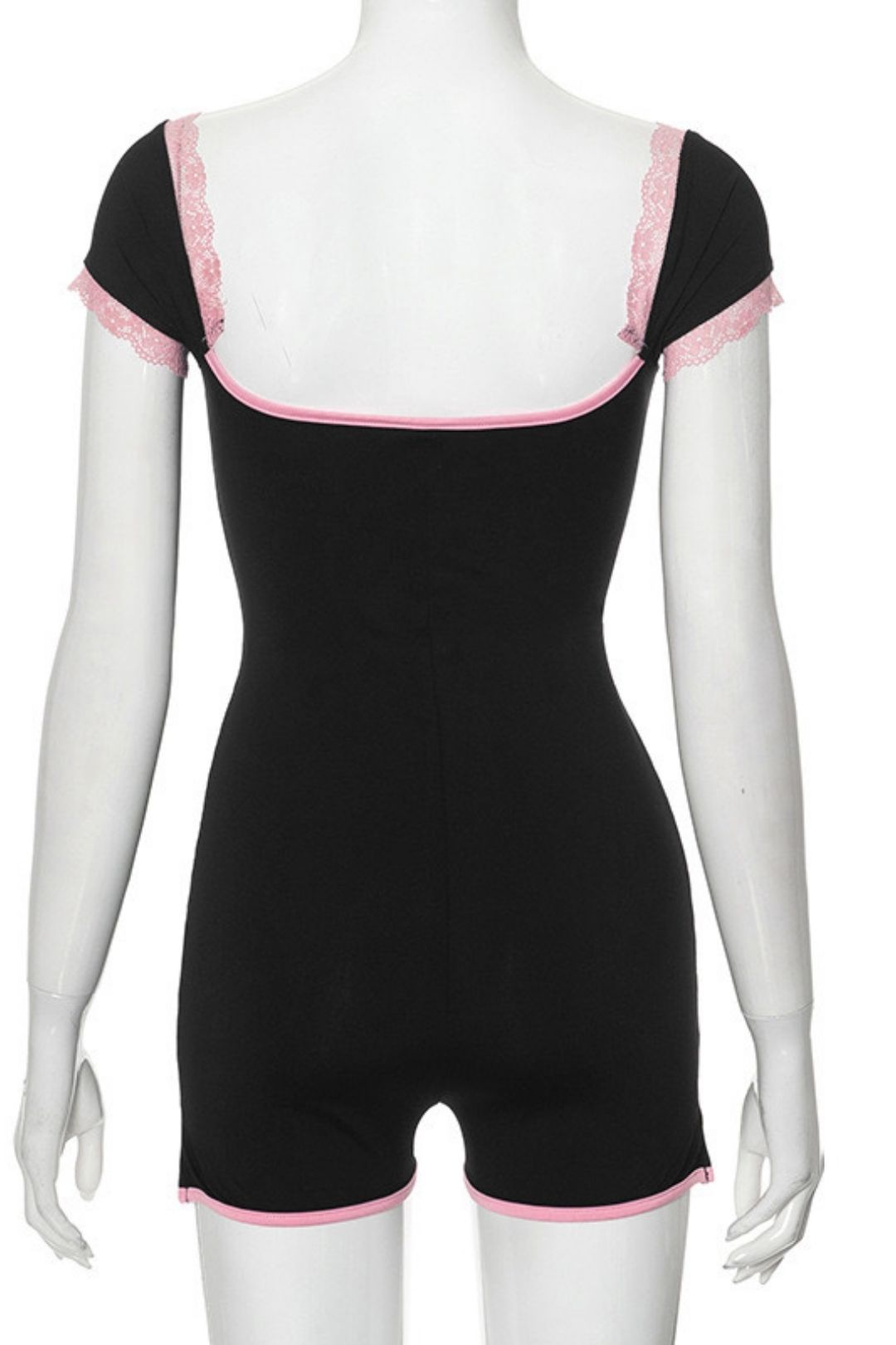 Collar Tight Slimming Basic Sexy Girl Jumpsuit