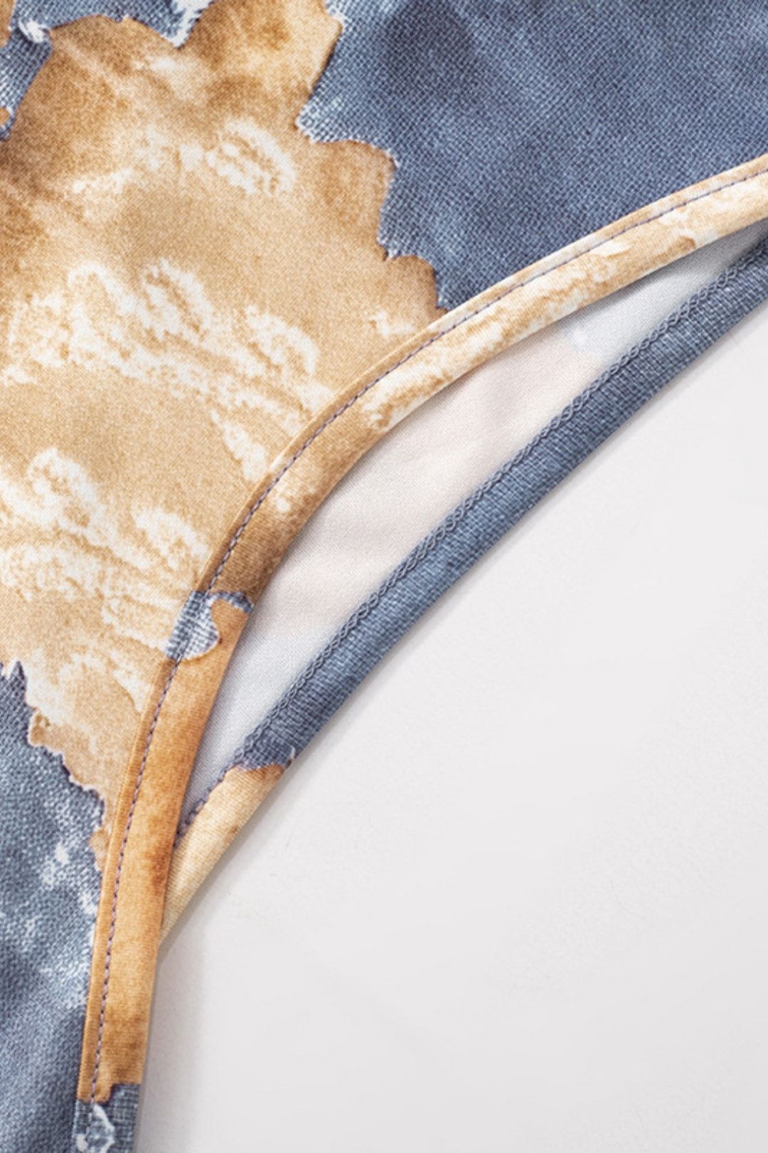 Painted Print Slim Backless Jumpsuit