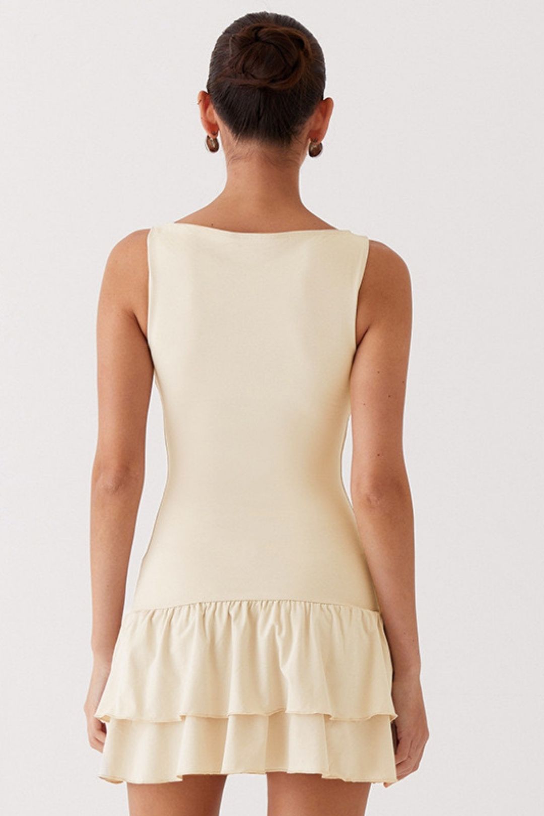 Solid Color Hot Girl Short Skirt Sleeveless Skirt