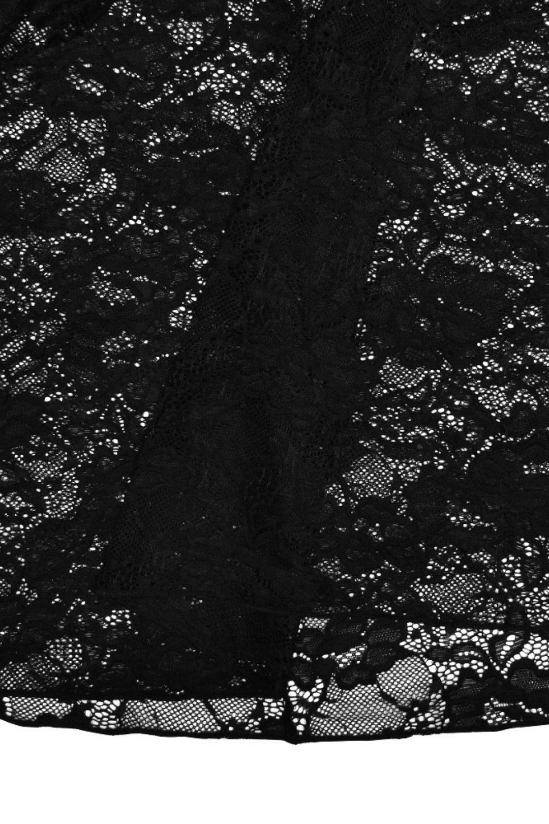 Fashion Slim Two-piece Lace See-through Halter Top And Skirt Suit